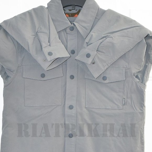 GRAY NWT Eddie Bauer Men’s Fleece Lined Jacket - Picture 8 of 11